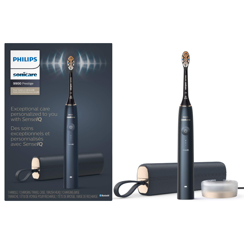 Bàn Chải Điện PHILIPS SONICARE 9900 PRESTIGE, Công Nghệ Cảm Biến Tự Động, Nhập Đức, BH 12 Tháng, Shop Authentic