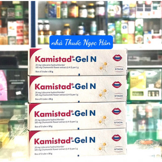 Gel Bôi Nhiệt  Miệng KAMISTAD Chiết Xuất Dịch Chiết Hoa Cúc Đánh Bay Nhiệt Miệng Tuýp 10 Gram👄
