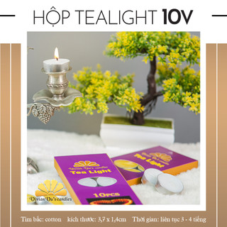 Nến Tealight Vỉ 10 Viên VIVIAN Vivian Vu's Candles Kích Thước 3.7x1.4cm - Nến Trang Trí Decor