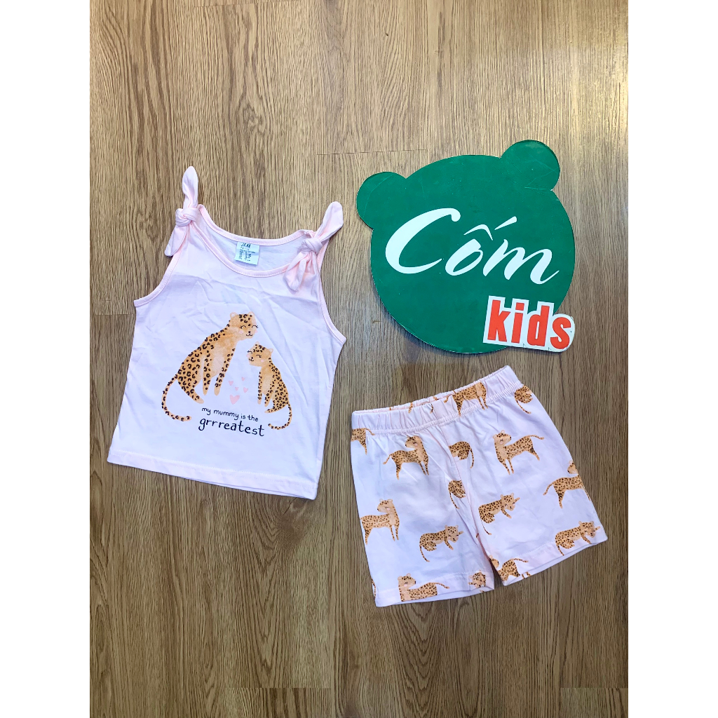 SET HM HỌA TIẾT BÁO HỒNG DỄ THƯƠNG - CỐM KIDS NT