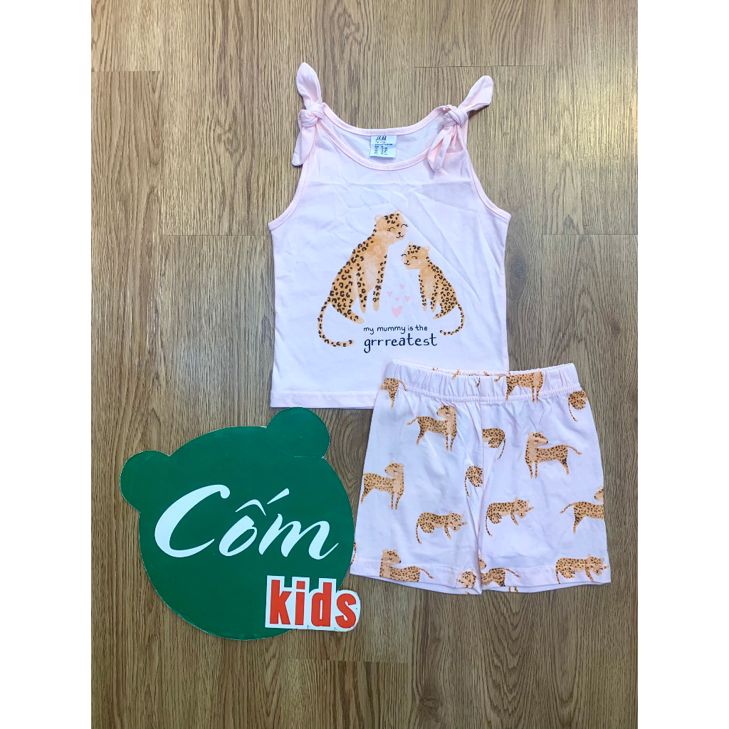 SET HM HỌA TIẾT BÁO HỒNG DỄ THƯƠNG - CỐM KIDS NT