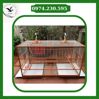 Khung lồng tập lực cho chim chào mào Xưởng Lồng Chim Bảo Anh, Lồng chim 60/80/1m nan cáp quang cực kỳ bền đẹp dễ ráp