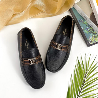 Giày da nam LV giày lười LV giày mocasin LV MC07 Da bò cao cấp
