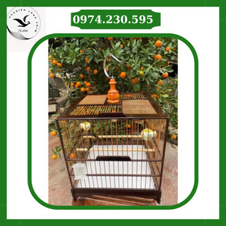 KHUNG LỒNG CHIM CHÀO MÀO XƯỞNG LỒNG CHIM BẢO ANH, LỒNG CHIM GỖ MUN ĐUÔI CÔNG THÁI ĐẤU VUÔNG CỰC KỲ ĐẸP TỰ RÁP SIÊU DỄ