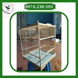 Khung lồng ép bổi chào mào Xưởng Lồng Chim Bảo Anh, Lồng chim trúc già cật vàng siêu đẹp