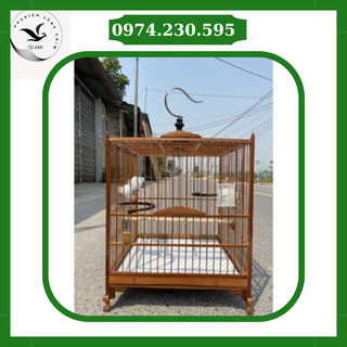 Khung lồng chim Xưởng Lồng Chim Bảo Anh, Lồng chim tre già trúc già lá đề siêu dễ ráp cực bền đã qua xử lý chống mối mọt