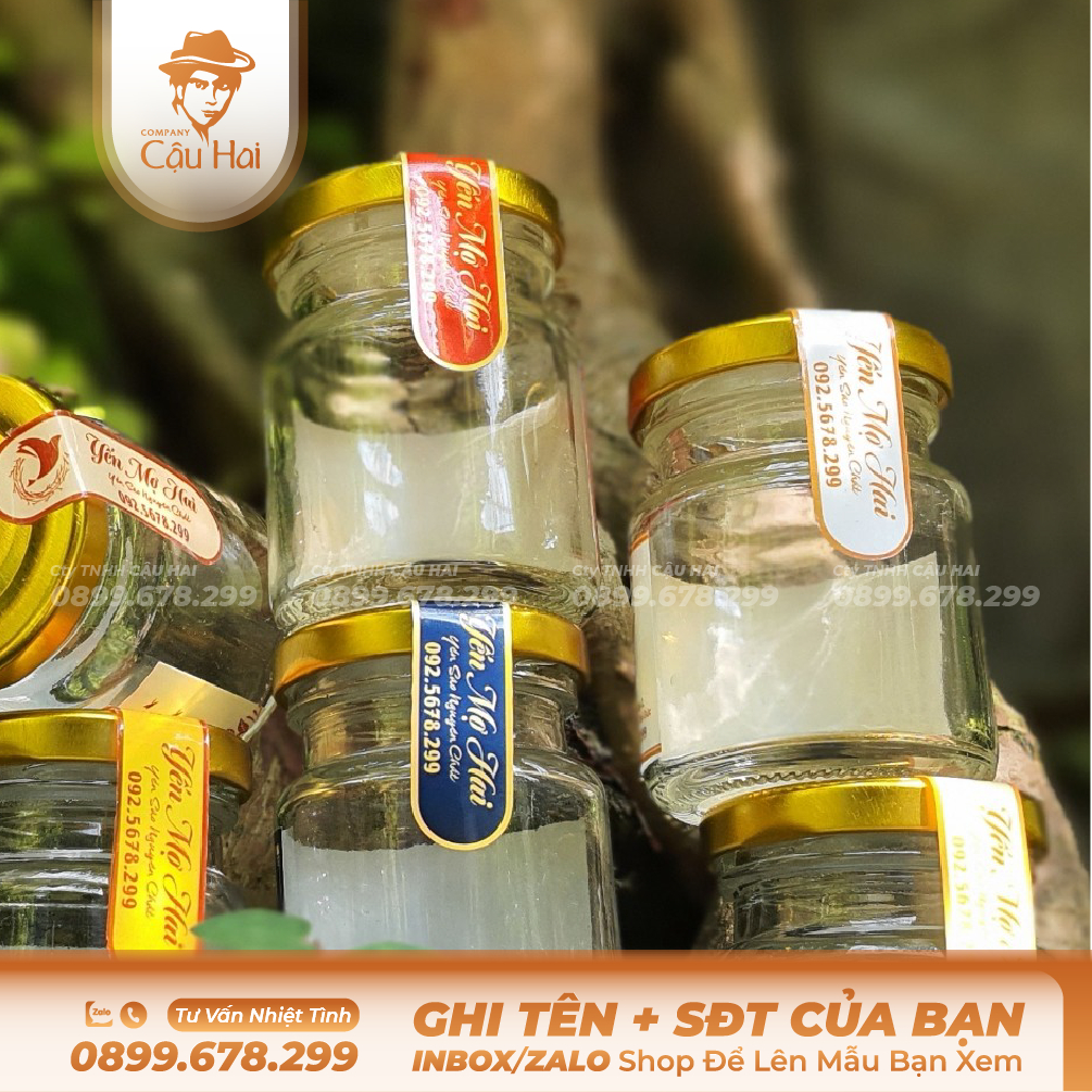500 TEM YẾN CHÈN TÊN+SDT CỦA BẠN KT 1.5x6 cm
