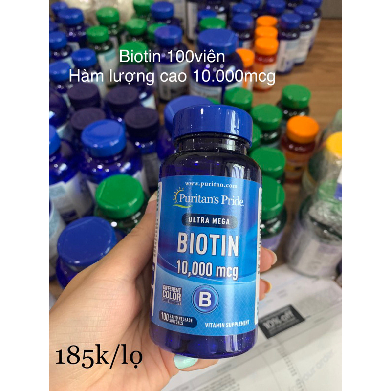 💊Viên uống Biotin PURITAN's PRIDE MỸ 10.000mcg