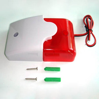 Còi hú, đèn chớp báo động 220V, lắp báo cháy tổ liên gia