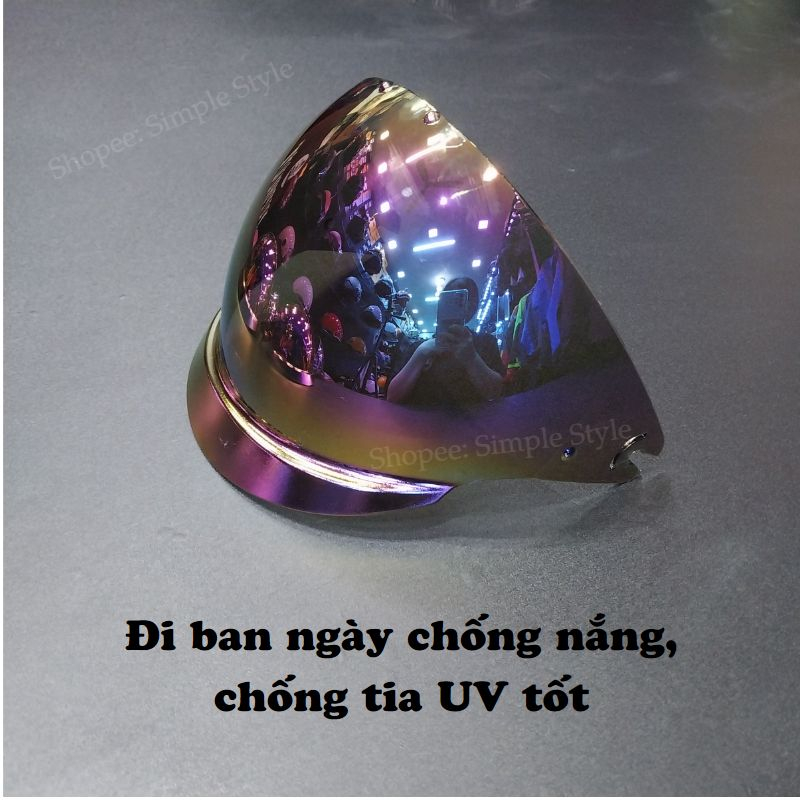 KÍNH ROYAL M139 , Kính âm rời thay thế cho mũ bảo hiểm Royal M139  Kính CHÍNH HÃNG