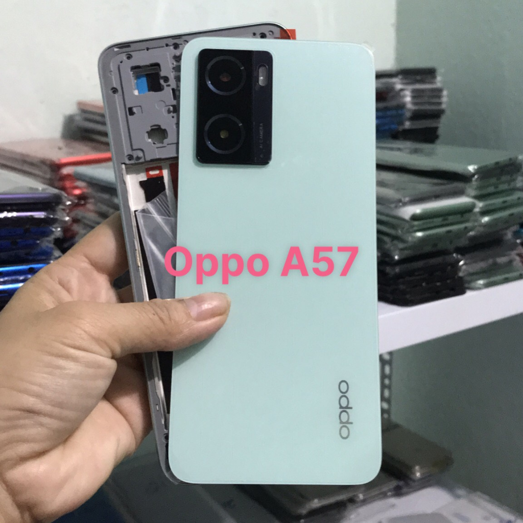 Vỏ Bộ OPPO A57 2022 Zin kèm phím + kính camera