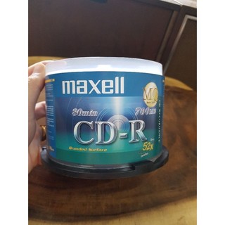 Đĩa CD trắng Maxell. tặng kèm bìa đựng đĩa