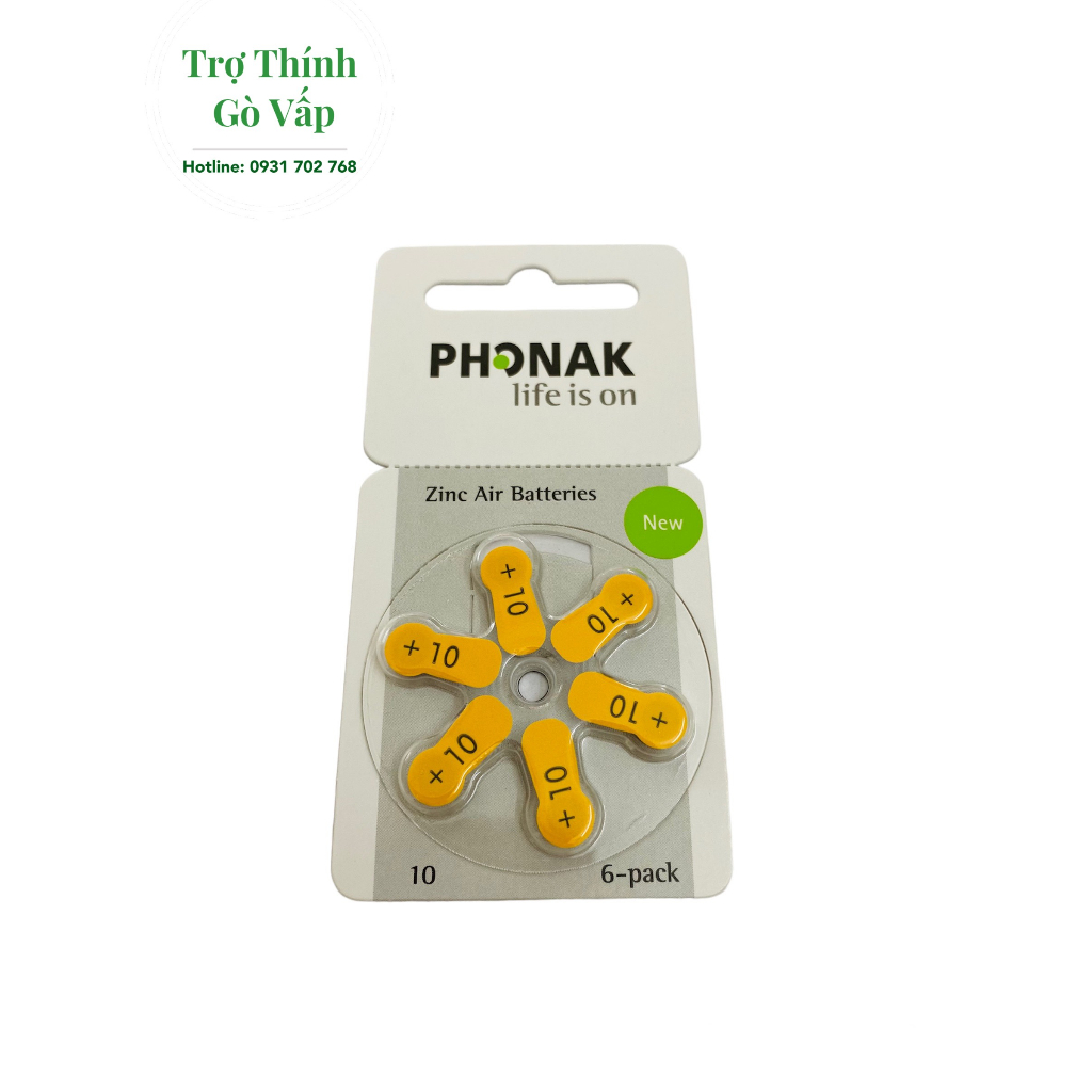 Pin Máy Trợ Thính chính hãng- PHONAK của Thuỵ sỹ