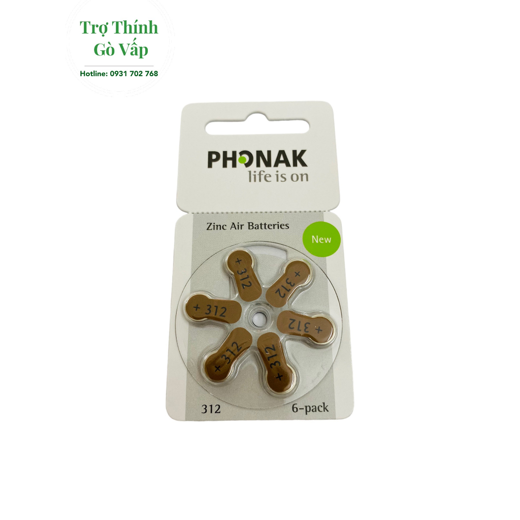 Pin Máy Trợ Thính chính hãng- PHONAK của Thuỵ sỹ