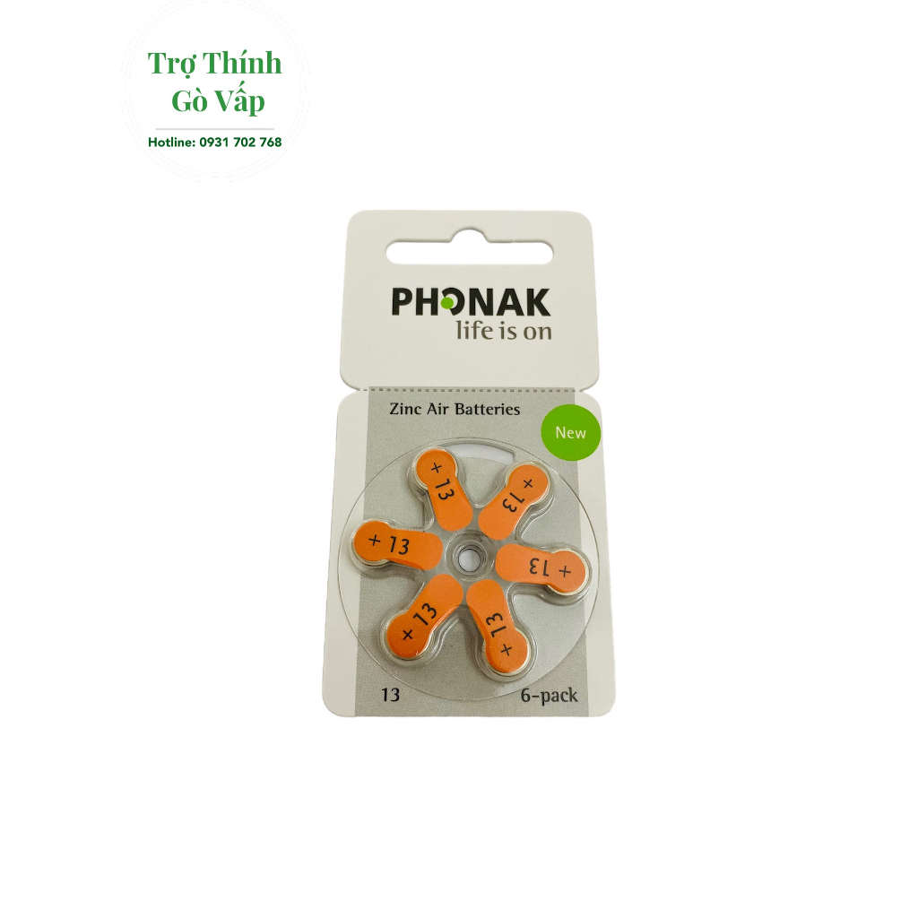 Pin Máy Trợ Thính chính hãng- PHONAK của Thuỵ sỹ