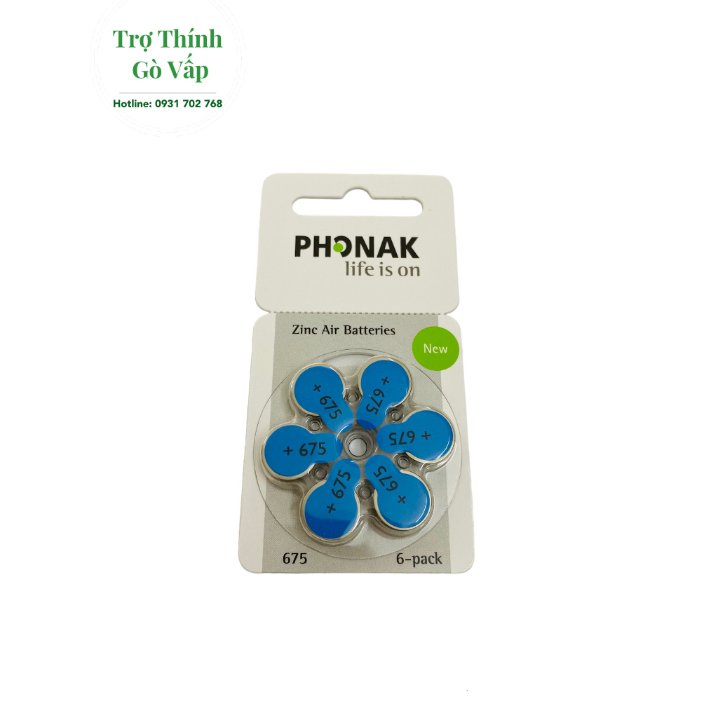 Pin Máy Trợ Thính chính hãng- PHONAK của Thuỵ sỹ