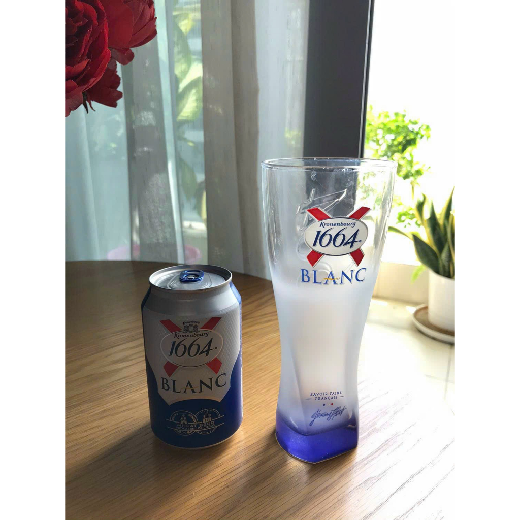 Bia 1664 Blance 330ml (24lon) * tặng 4ly - [ Ship Nhanh HCM ]