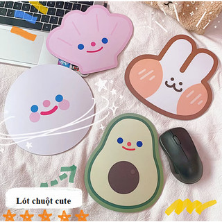 Miếng lót chuột máy tính chống trơn trượt không thấm nước, bàn di chuột dễ thương, pad chuột mẫu đáng yêu