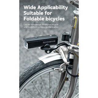 Pat gắn đèn pin ở phuộc xe đạp , giá đỡ đèn pin , giá đỡ đồng hồ chính hãng rockbros