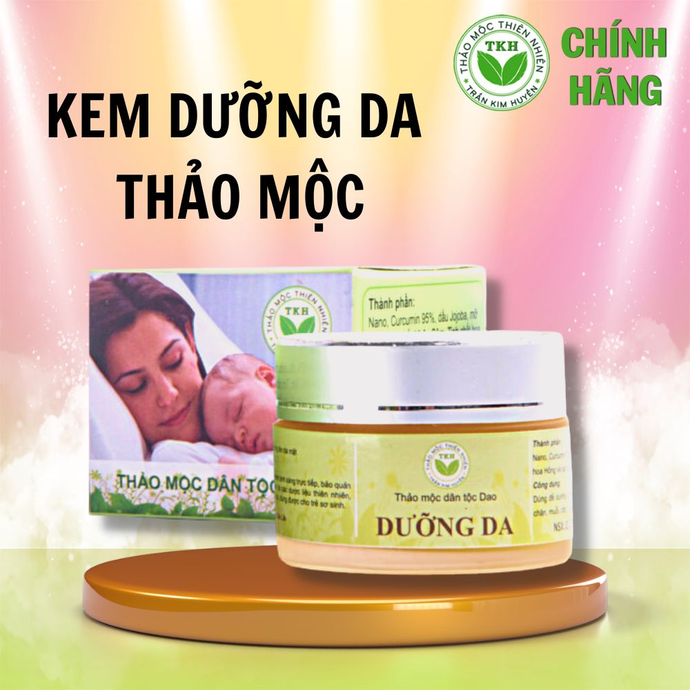 Kem dưỡng da thảo mộc Trần Kim Huyền, dưỡng ẩm, tái tạo da, cải thiện kích ứng