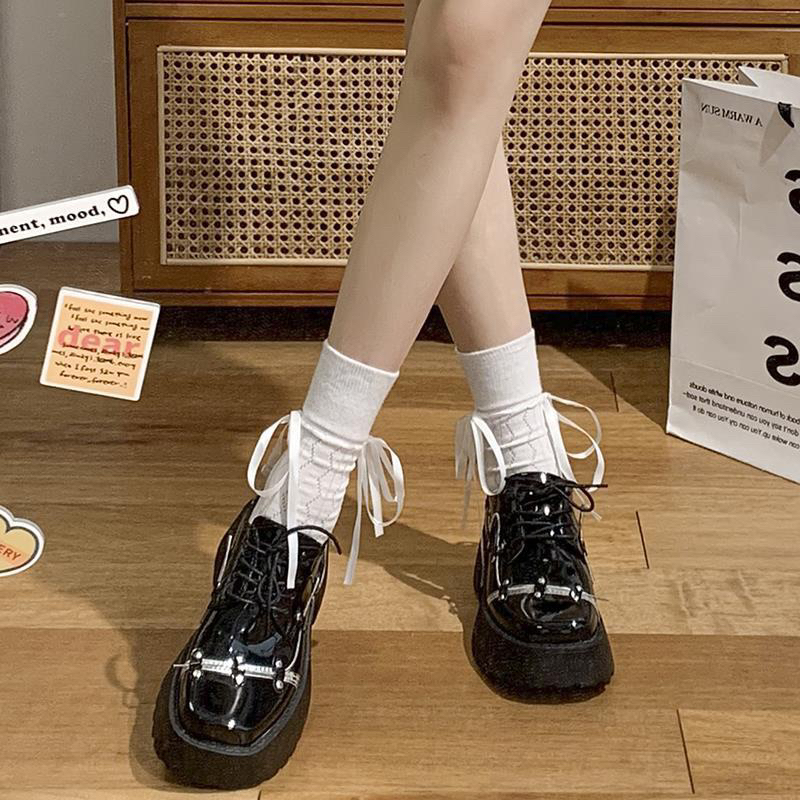 GIÀY OXFORD O105 ĐẾ CAO 5CM PHONG CÁCH ANH QUỐC PHỐI  KHÓA