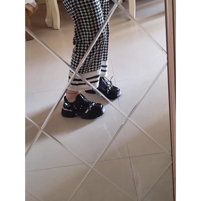 GIÀY OXFORD O105 ĐẾ CAO 5CM PHONG CÁCH ANH QUỐC PHỐI  KHÓA