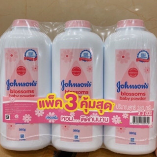 Combo 3 chai phấn thơm baby em bé Johnsonsbaby powder 380g Thái Lan .