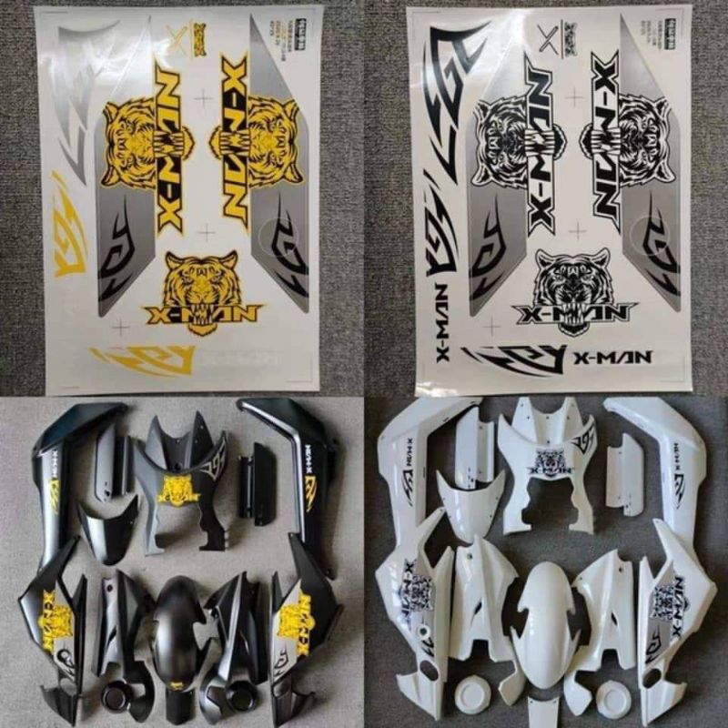 Bộ tem hổ dán xe Xmen