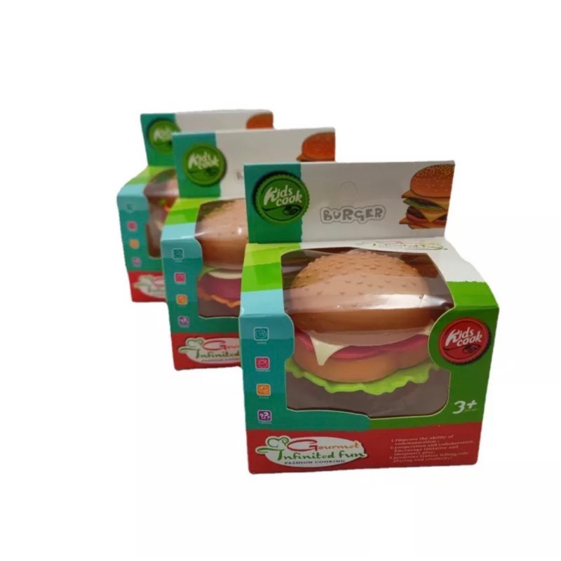 Mô Hình Đồ Chơi Hình Bánh Mì Hamburger Độc Đáo Cho Bé