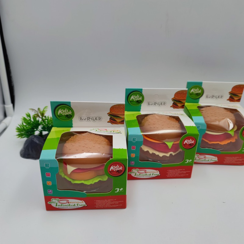 Mô Hình Đồ Chơi Hình Bánh Mì Hamburger Độc Đáo Cho Bé