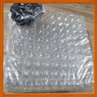 100 Chai nhựa vuông đựng trà sữa, nước ngô, nước ép 330ml