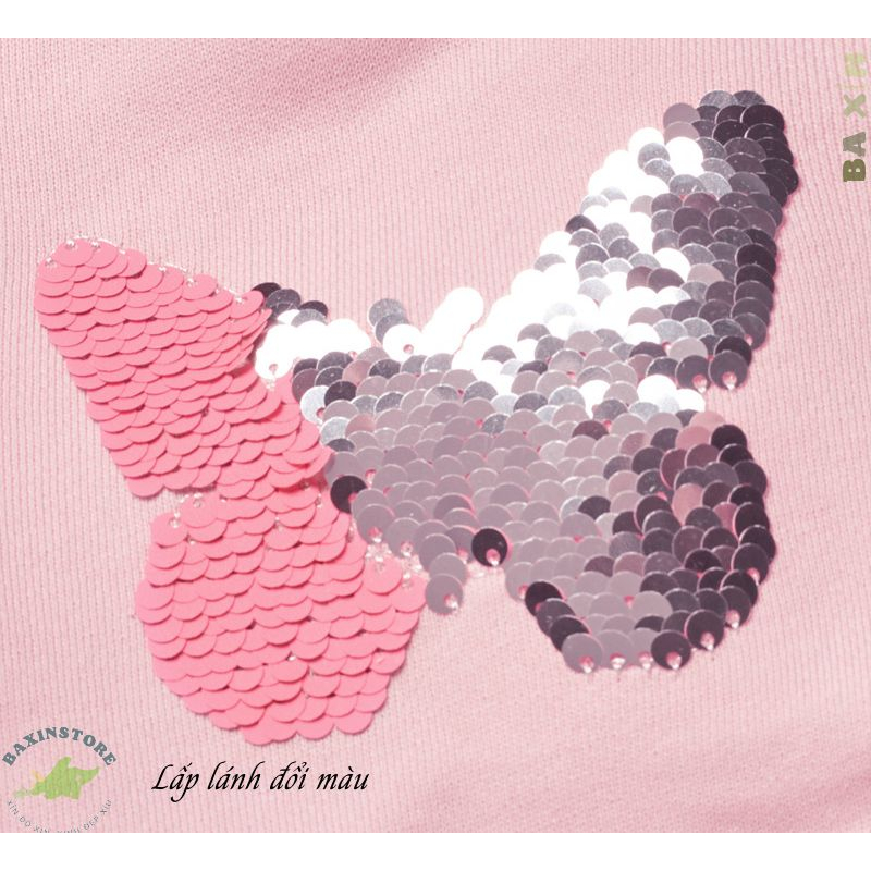 VÁY BABYDOLL CÔNG CHÚA CHO BÉ GÁI LITTLE MAVEN DÀI TAY COTTON JEAN LẤP LÁNH ĐỔI MÀU SIZE ĐẠI 3 4 5 6 7 TUỔI 7 8