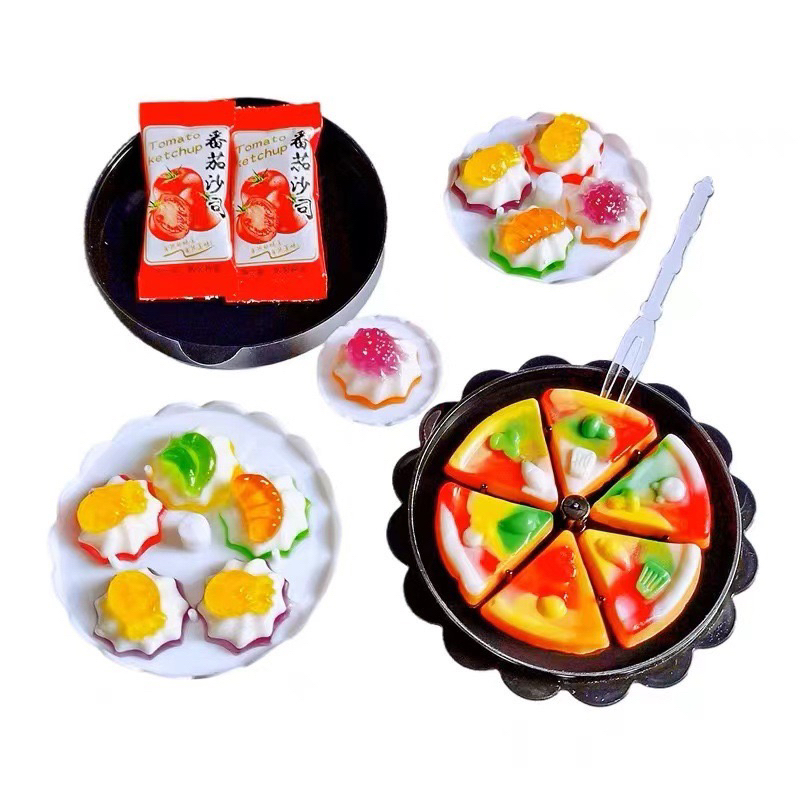 Một set kẹo dẻo bánh kem sinh nhật 3 tầng cho bé - Hongkong | Ăn vặt ngon rẻ TaNo