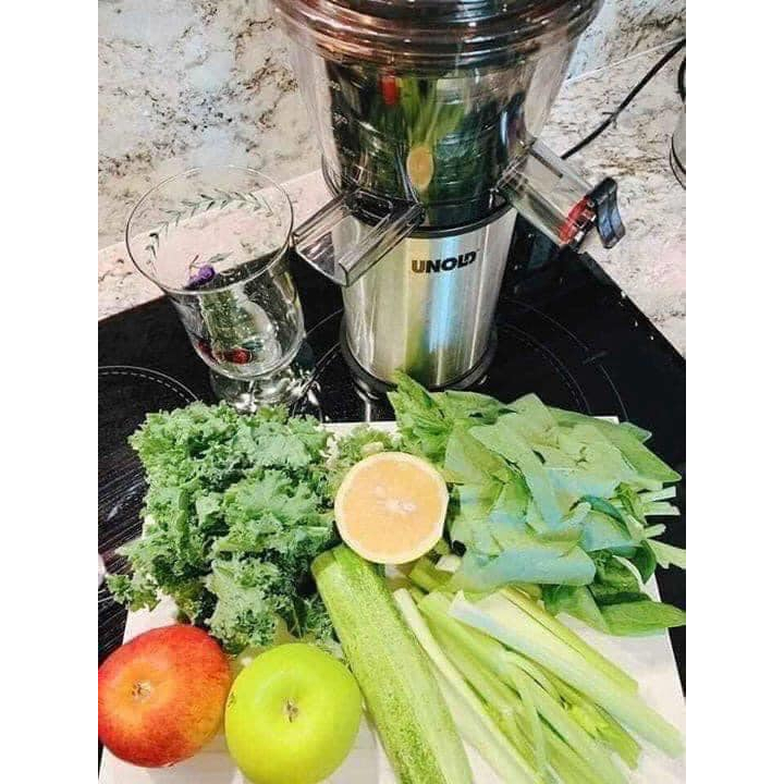 Máy Ép Chậm Unold, Máy Ép Trái Cây Hoa Quả, Bình Chứa 450ml, Công Suất 200W, Nhập Đức, BH 12 Tháng, Shop Authentic