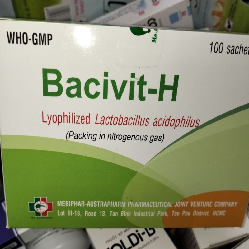 Men lactobacillus Bacivit -H hộp 100gói