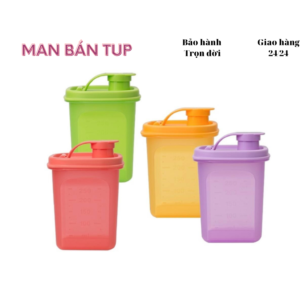 Bộ bình Slimline 350ml (01 bình), màu ngẫu nhiên,nhiê bất kì, đủ màu sắc cho gian bếp nhà bạn