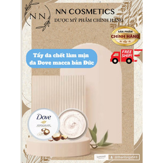 Kem tẩy tế bào chết ,tẩy da chết dove lựu đỏ- macca bản đức 225ml