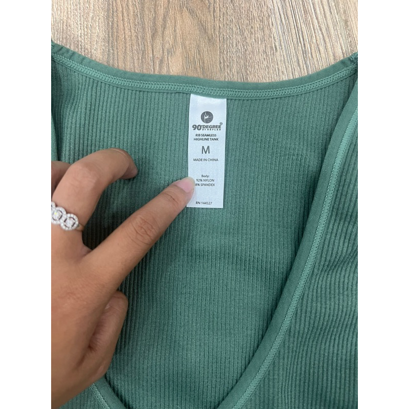 Áo Tank top/ áo bra tập 90 Degree chuẩn xịn thun gân bo chắc chắn