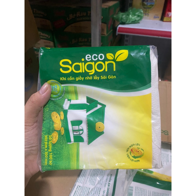 Khăn giấy ăn (khăn vuông) Sài Gòn Care