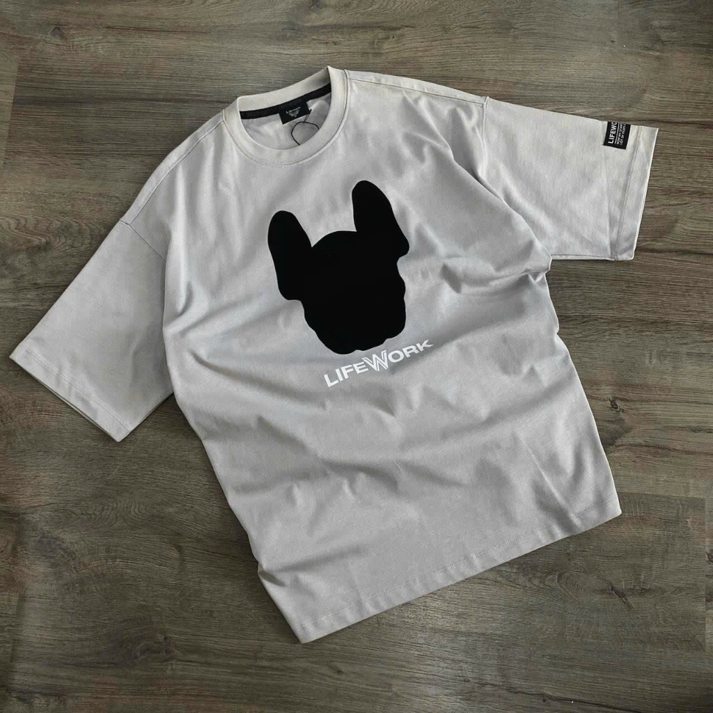 Áo Phông LifeWork Lava Bigradoc LW232TS416 Tshirt Màu Xám