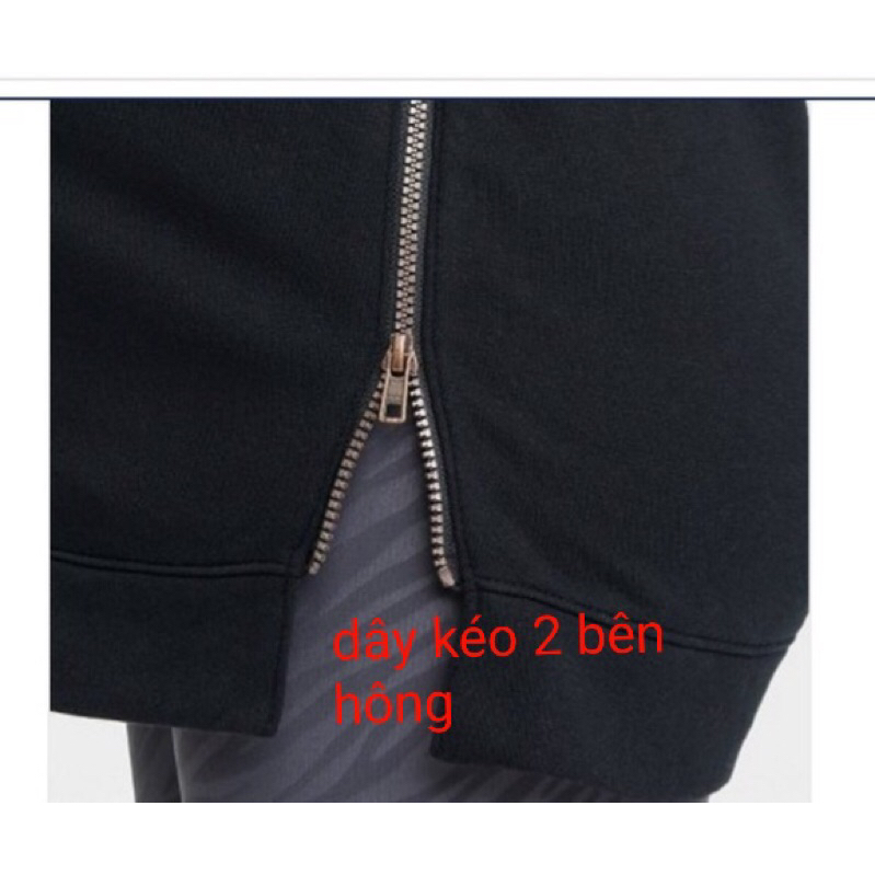 Áo khoác hoodie form dài mặc ấm xuất dư