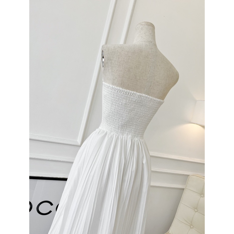 Đầm maxi cúp ngực nhún thun