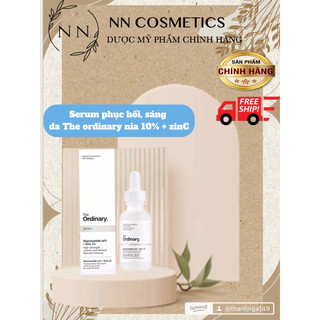 The Ordinary Niacinamide 10% + Zinc 1% Giảm thâm,Serum hỗ trợ giảm mụn, thu nhỏ lỗ chân lông Serum ngừa mụn, sáng da