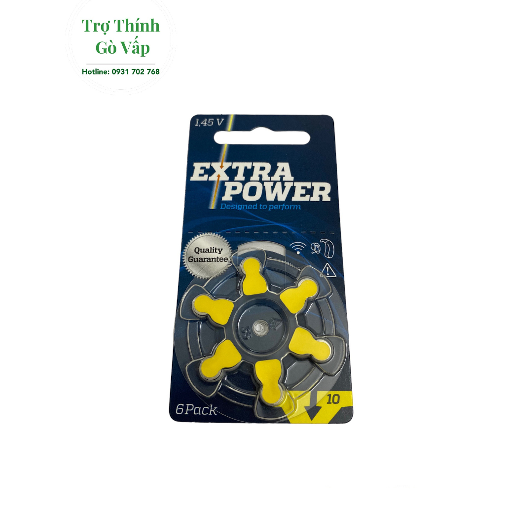 Pin Máy Trợ Thính chính hãng Extra Power- số 10,312,13,675