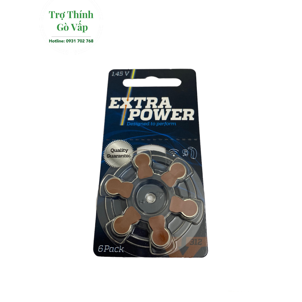 Pin Máy Trợ Thính chính hãng Extra Power- số 10,312,13,675