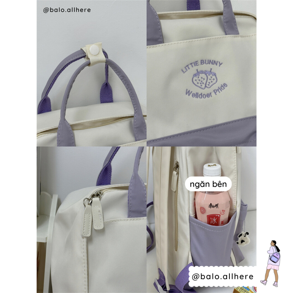 Balo Cặp Sách Đi Học Ulzzang