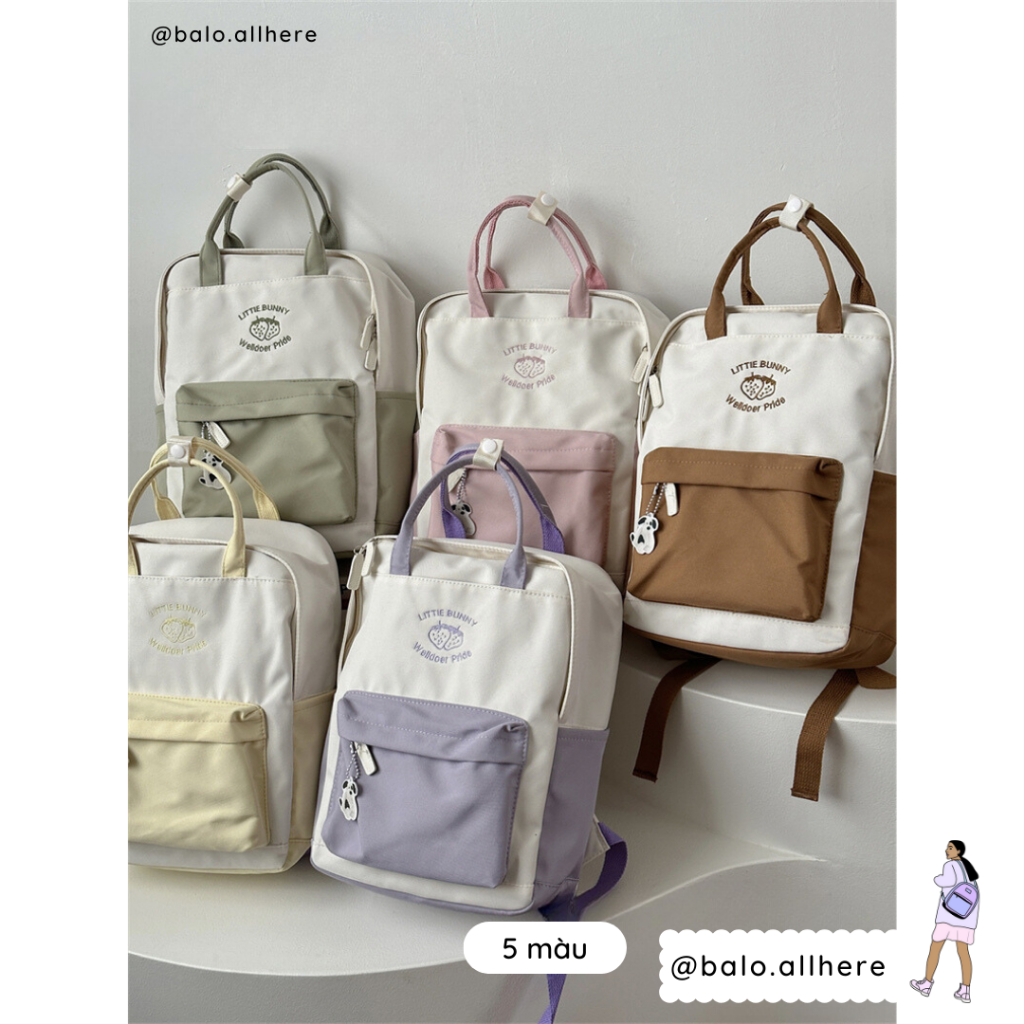 Balo Cặp Sách Đi Học Ulzzang