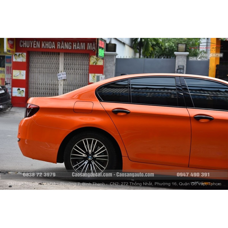 Decal Màu CAM BÓNG 3 lớp Dán Xe Cao Cấp như sơn zin