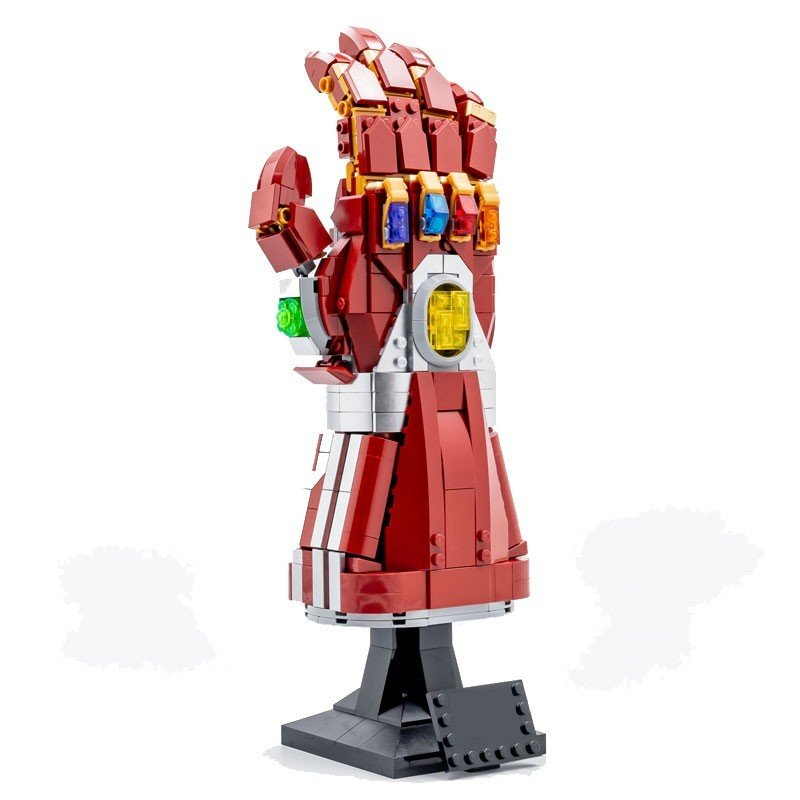 Đồ chơi lắp ráp ghép găng tay vô cực Infinity Gauntlet bản người sắt Iron man xếp hình_99013