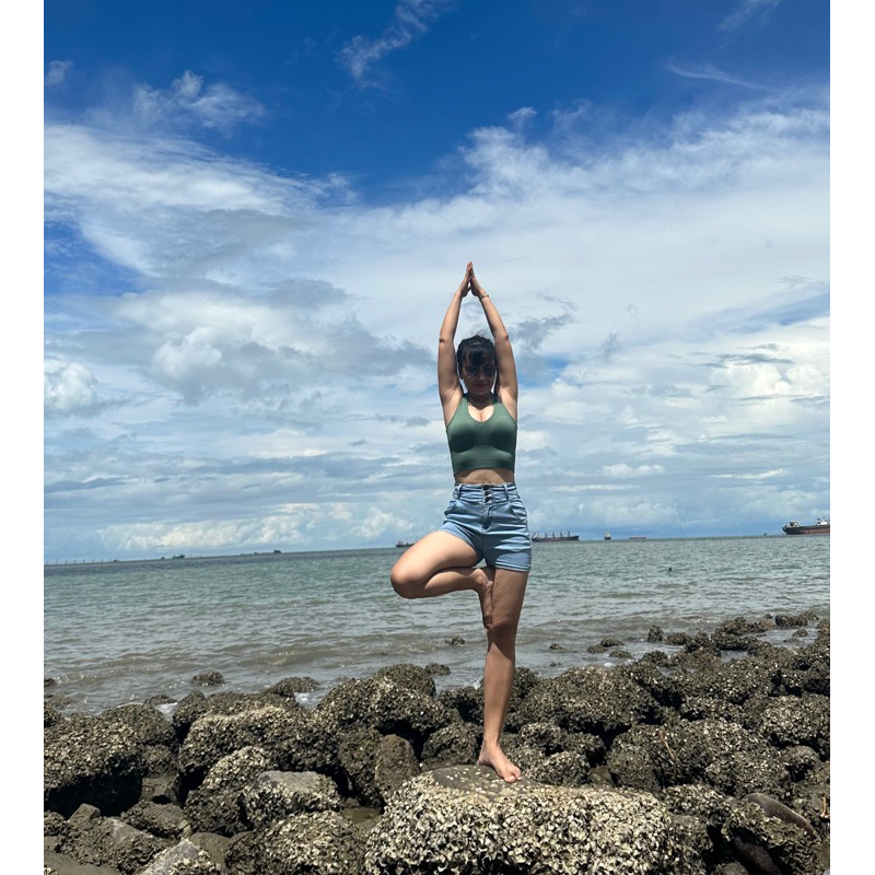 Áo Tank top/ áo bra tập 90 Degree chuẩn xịn thun gân bo chắc chắn